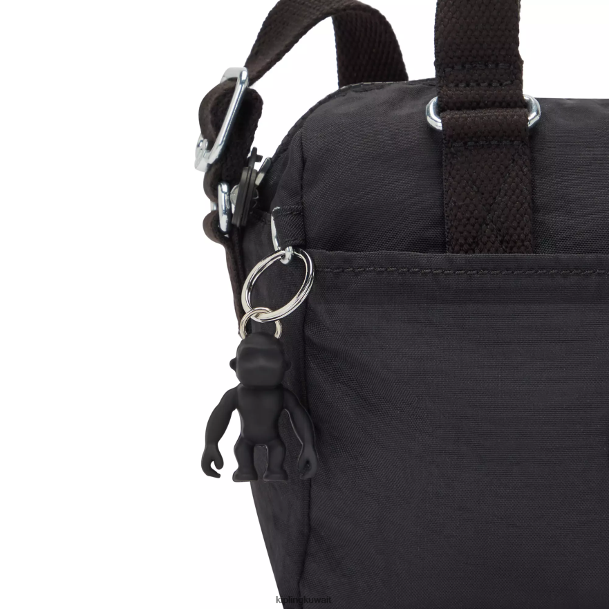 Kipling حقيبة يد صغيرة فولكي نحيف نوير أسود ZR2RH15 أكياس صغيرة