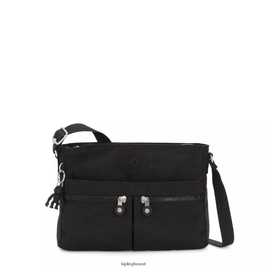 Kipling حقيبة كروس انجي الجديدة نحيف نوير أسود ZR2RH168 حقائب كروسبودي