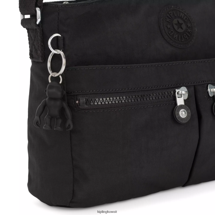 Kipling حقيبة كروس انجي الجديدة نحيف نوير أسود ZR2RH168 حقائب كروسبودي