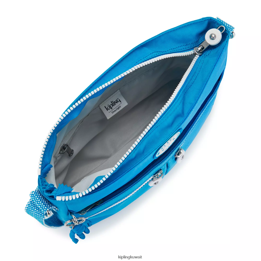 Kipling حقيبة كروس انجي الجديدة نحيف حريصة الأزرق ZR2RH170 حقائب كروسبودي