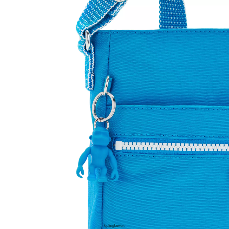 Kipling حقيبة كروس انجي الجديدة نحيف حريصة الأزرق ZR2RH170 حقائب كروسبودي