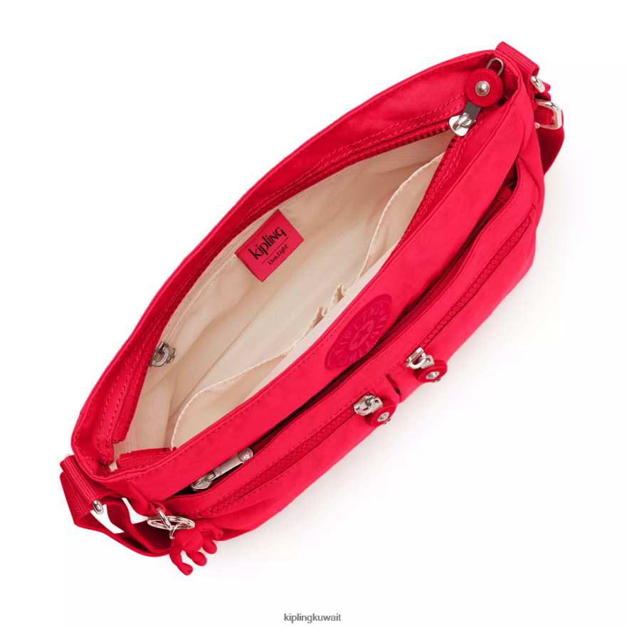 Kipling حقيبة كروس انجي الجديدة نحيف أحمر شفتين ZR2RH171 حقائب كروسبودي