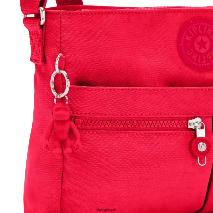 Kipling حقيبة كروس انجي الجديدة نحيف أحمر شفتين ZR2RH171 حقائب كروسبودي