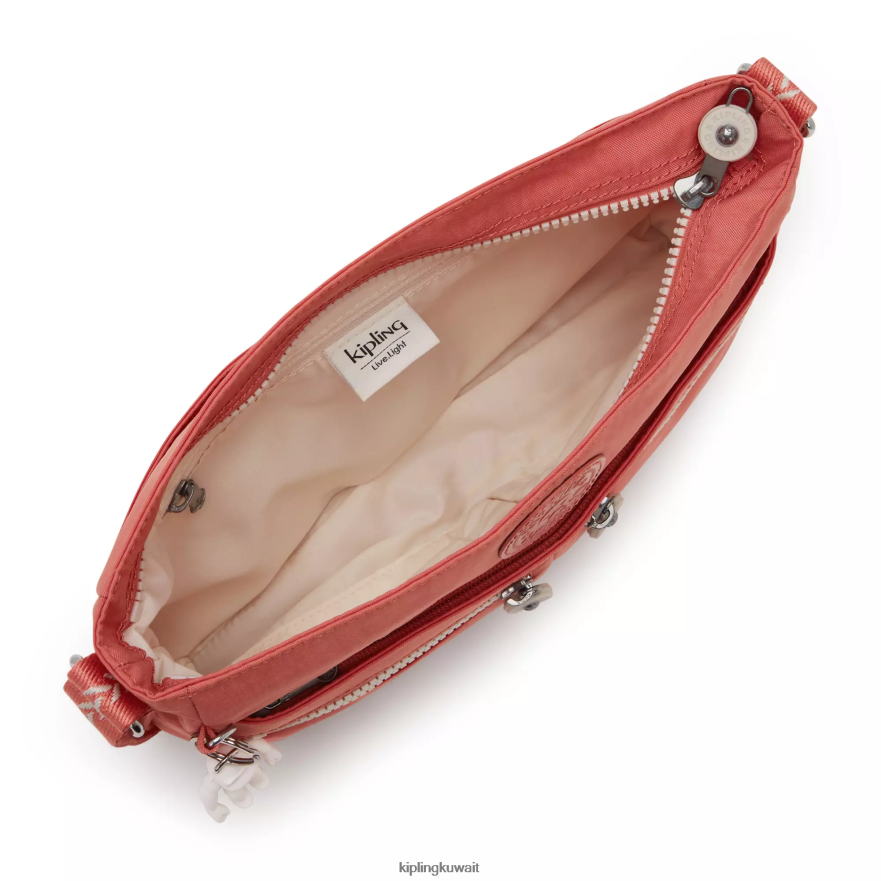 Kipling حقيبة كروس انجي الجديدة نحيف خمر الوردي ZR2RH172 حقائب كروسبودي