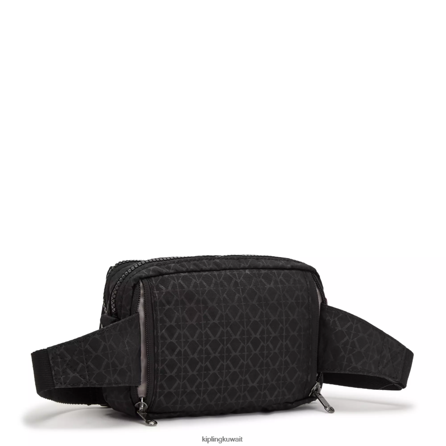 Kipling حقيبة كروس طويلة قابلة للتحويل من أبانو نحيف توقيع منقوش ZR2RH188 حقائب كروسبودي