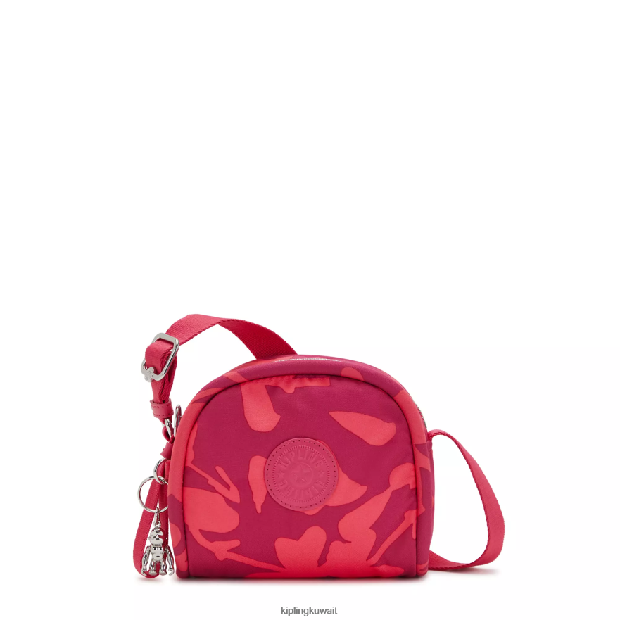 Kipling حقيبة كروس بطبعات جيسبر نحيف زهور المرجان ZR2RH189 حقائب كروسبودي