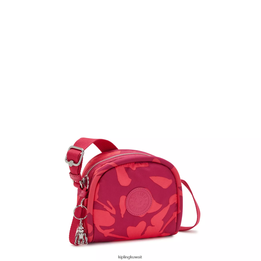Kipling حقيبة كروس بطبعات جيسبر نحيف زهور المرجان ZR2RH189 حقائب كروسبودي
