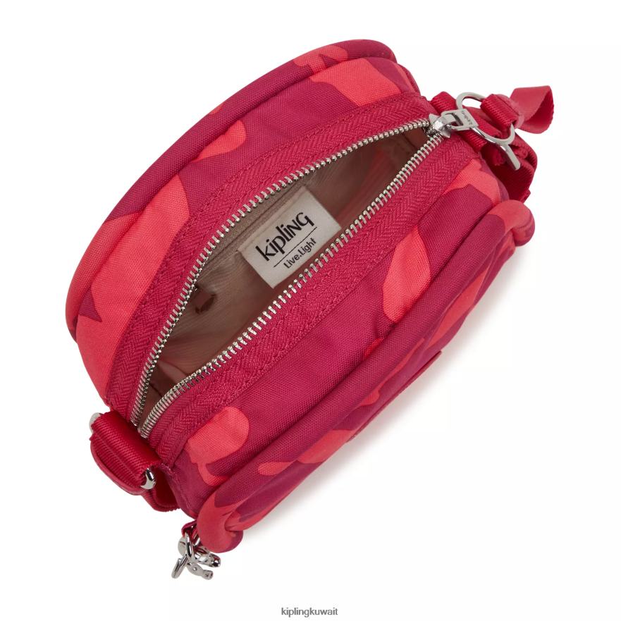 Kipling حقيبة كروس بطبعات جيسبر نحيف زهور المرجان ZR2RH189 حقائب كروسبودي