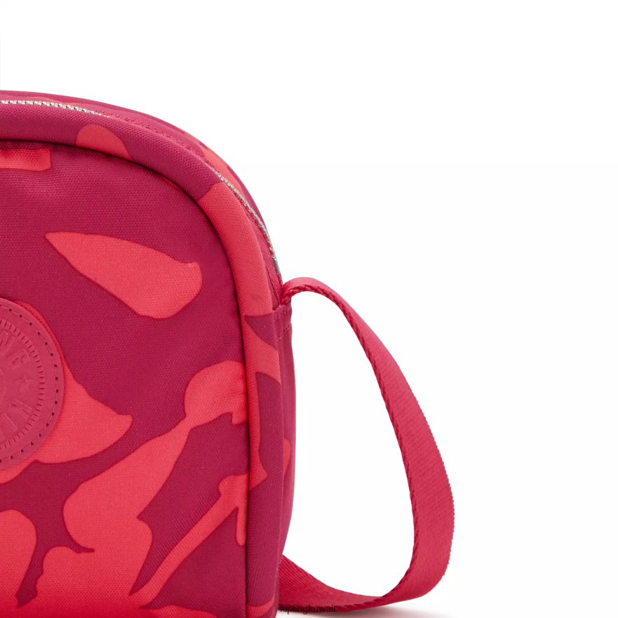 Kipling حقيبة كروس بطبعات جيسبر نحيف زهور المرجان ZR2RH189 حقائب كروسبودي