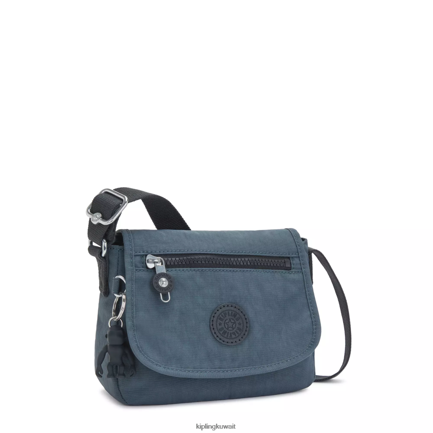 Kipling حقيبة كروس سابيان صغيرة نحيف اللون الرمادي الليلي ZR2RH194 أكياس صغيرة