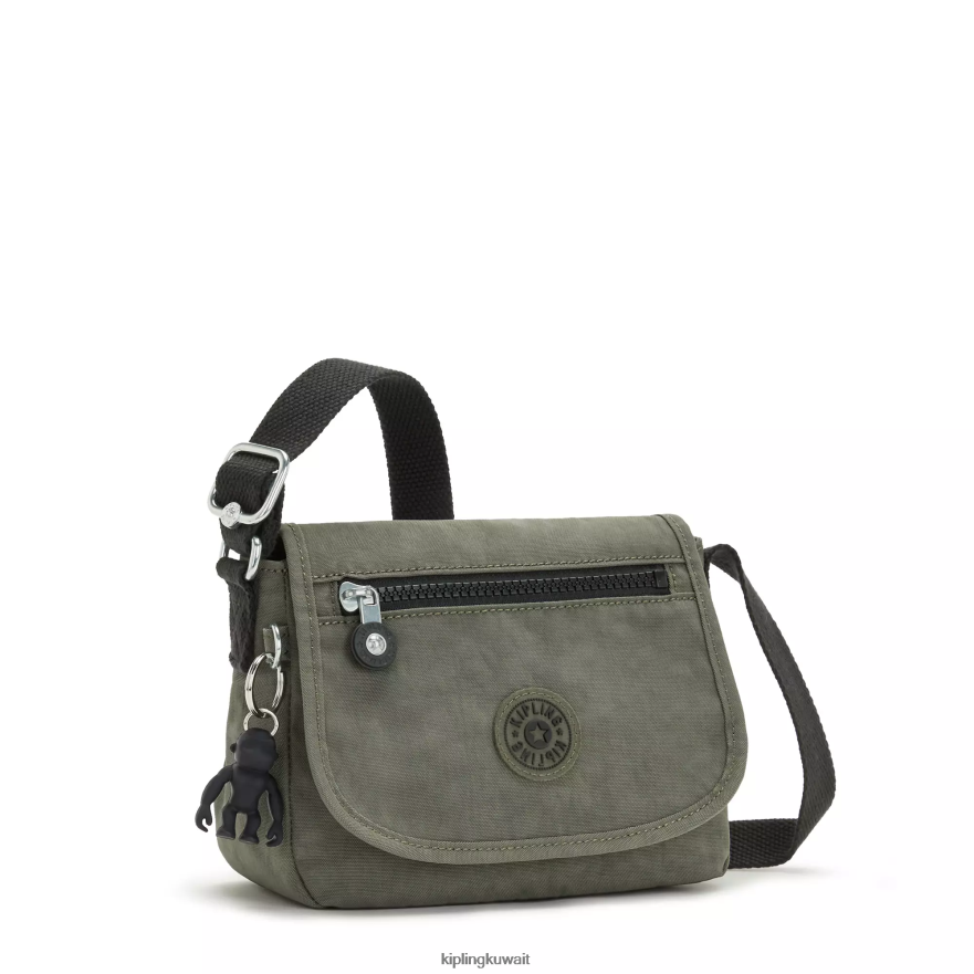 Kipling حقيبة كروس سابيان صغيرة نحيف الطحلب الأخضر ZR2RH196 أكياس صغيرة