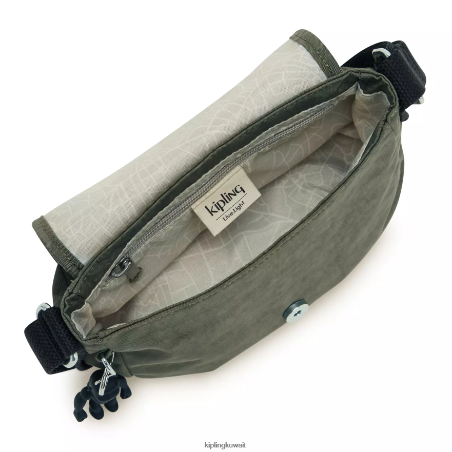 Kipling حقيبة كروس سابيان صغيرة نحيف الطحلب الأخضر ZR2RH196 أكياس صغيرة