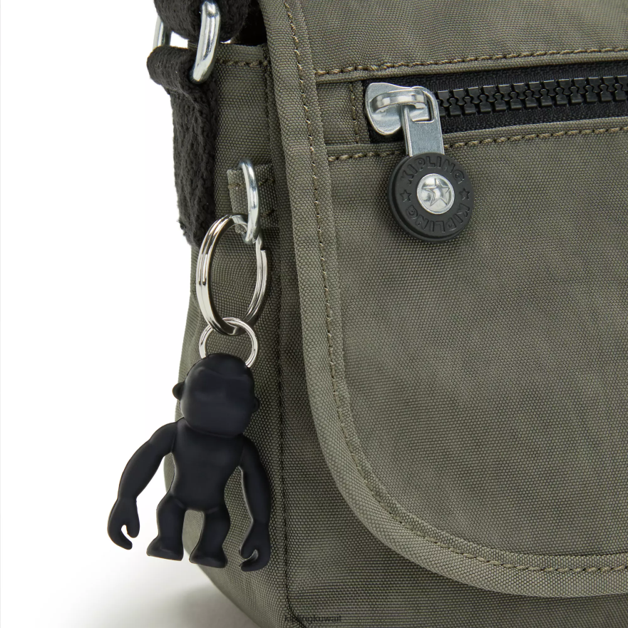 Kipling حقيبة كروس سابيان صغيرة نحيف الطحلب الأخضر ZR2RH196 أكياس صغيرة