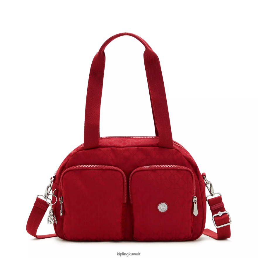 Kipling حقيبة كتف رائعة نحيف التوقيع الأحمر ZR2RH199 حقائب الكتف