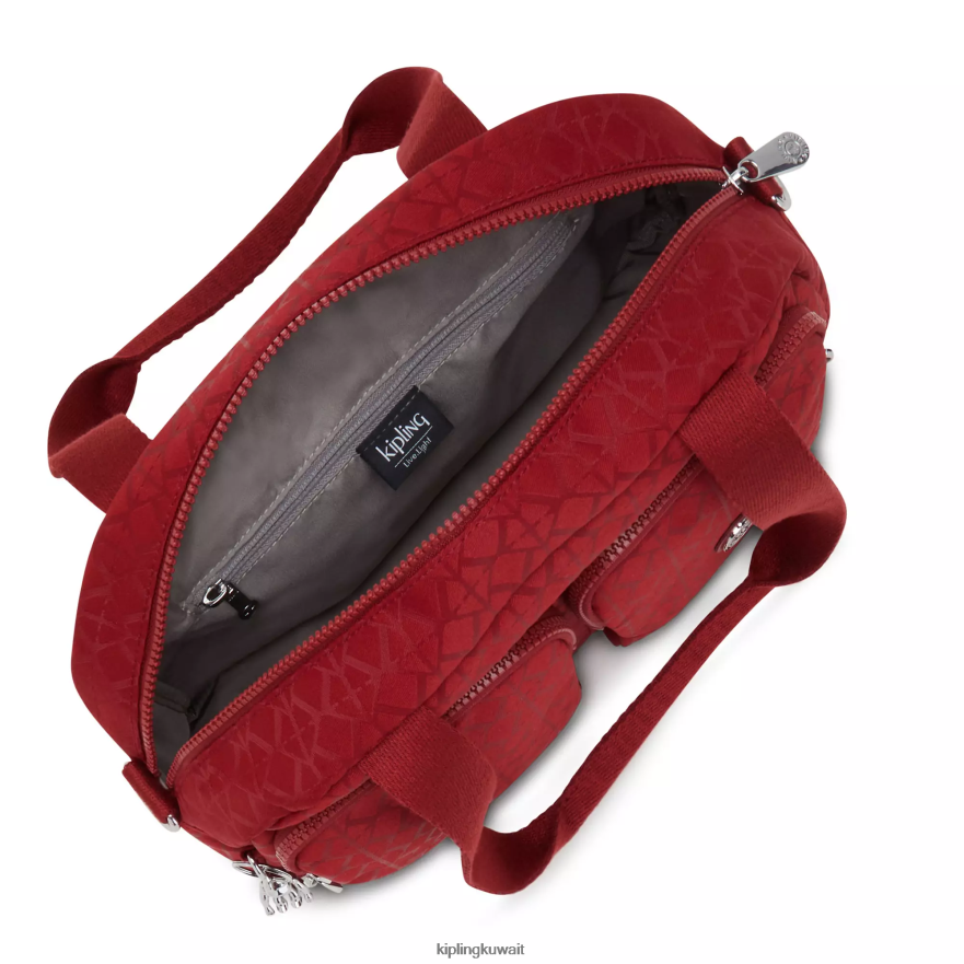 Kipling حقيبة كتف رائعة نحيف التوقيع الأحمر ZR2RH199 حقائب الكتف