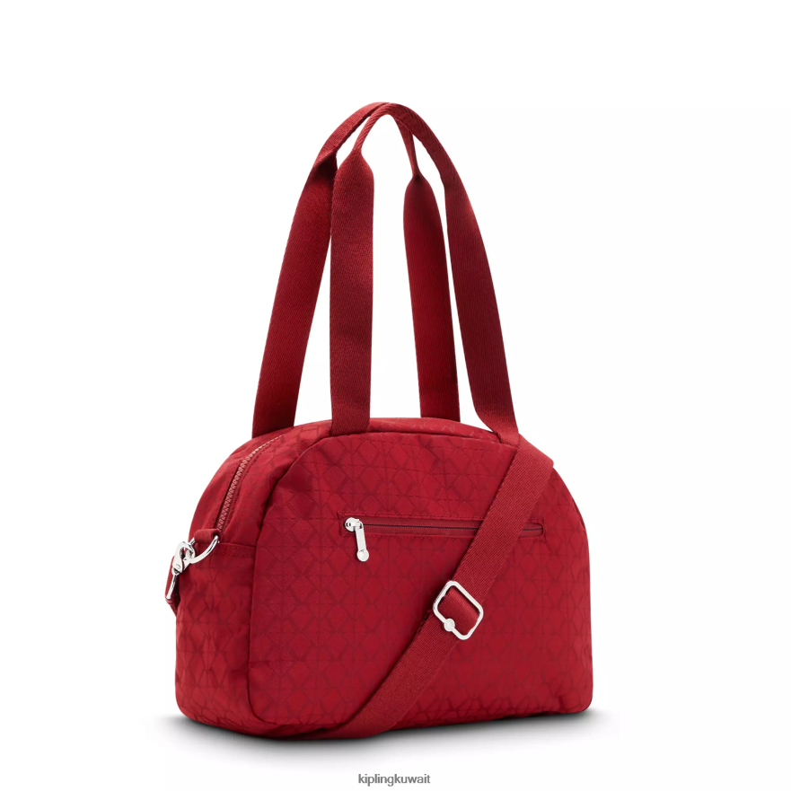 Kipling حقيبة كتف رائعة نحيف التوقيع الأحمر ZR2RH199 حقائب الكتف
