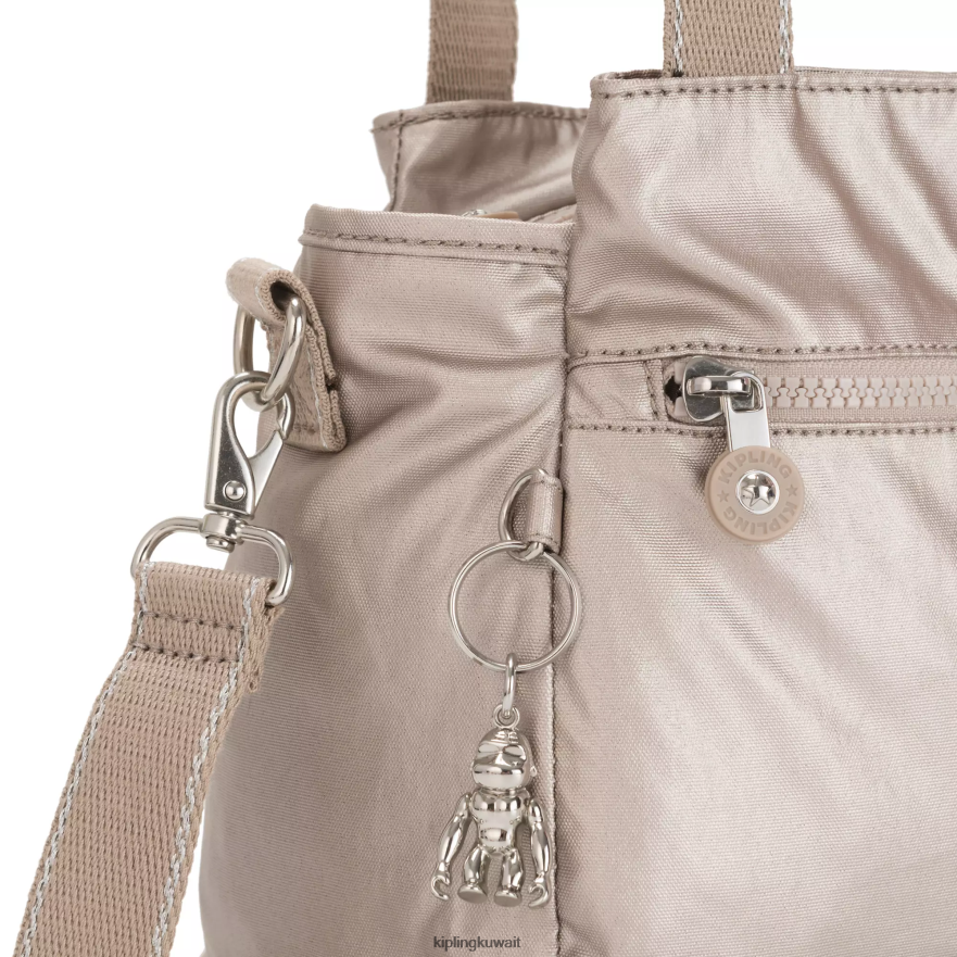 Kipling حقيبة كتف ميتاليك إليسيا نحيف توهج معدني ZR2RH204 حقائب الكتف