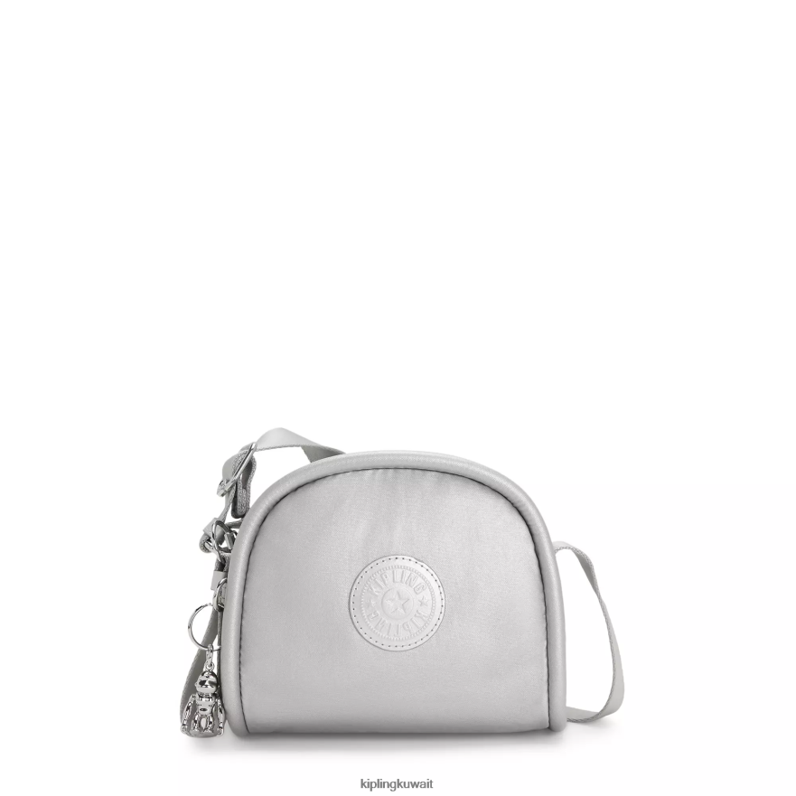 Kipling حقيبة كروس جيسبر ميتاليك نحيف لامع لامع ZR2RH205 حقائب كروسبودي