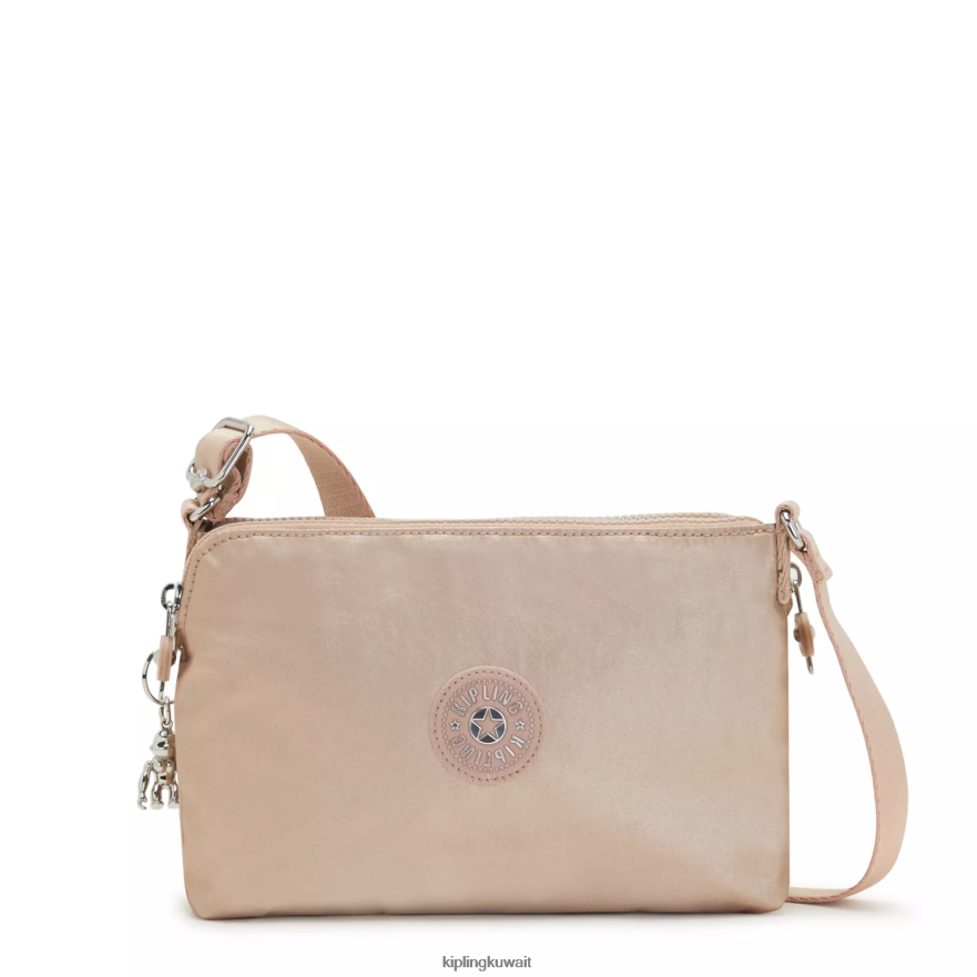 Kipling حقيبة كروس بويد معدنية نحيف سحر الذهب المعدني ZR2RH211 حقائب كروسبودي