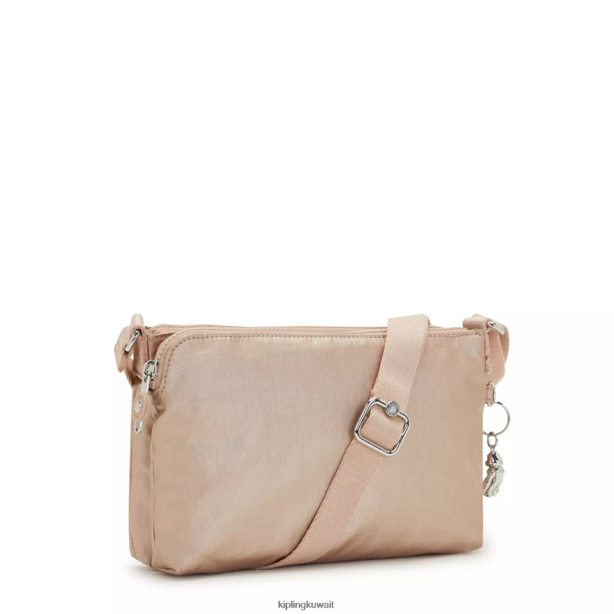 Kipling حقيبة كروس بويد معدنية نحيف سحر الذهب المعدني ZR2RH211 حقائب كروسبودي