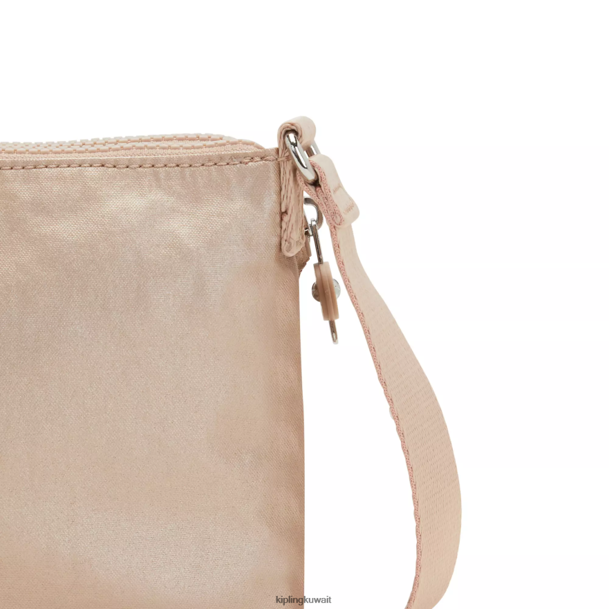 Kipling حقيبة كروس بويد معدنية نحيف سحر الذهب المعدني ZR2RH211 حقائب كروسبودي