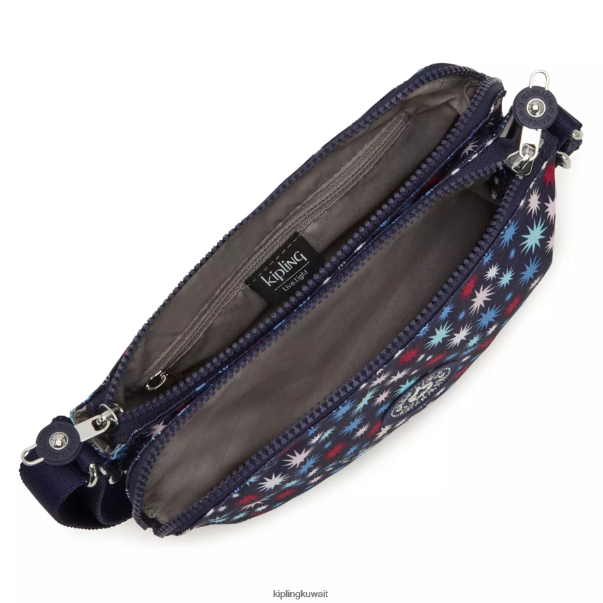 Kipling حقيبة كروس بويد مطبوعة نحيف نجوم غير تقليدية ZR2RH219 حقائب كروسبودي