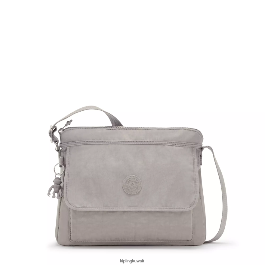 Kipling حقيبة كروس آيزلينج نحيف رمادي جريس ZR2RH221 حقائب كروسبودي