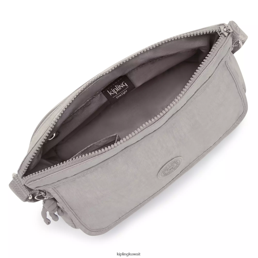 Kipling حقيبة كروس آيزلينج نحيف رمادي جريس ZR2RH221 حقائب كروسبودي