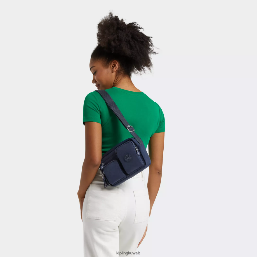 Kipling حقيبة كروس ألبينا نحيف بلو بلو ZR2RH228 حقائب كروسبودي