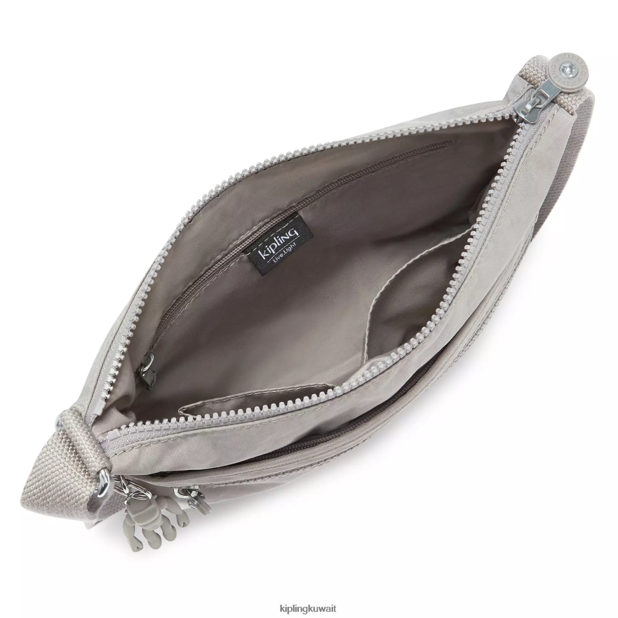Kipling حقيبة كروس أرتو نحيف رمادي جريس ZR2RH229 حقائب كروسبودي