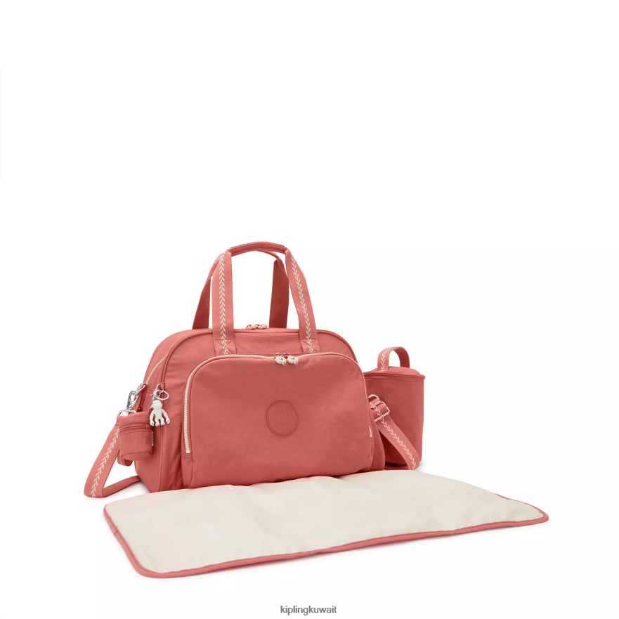 Kipling حقيبة حفاضات كاماما نحيف خمر الوردي ZR2RH242 أكياس حفاظات