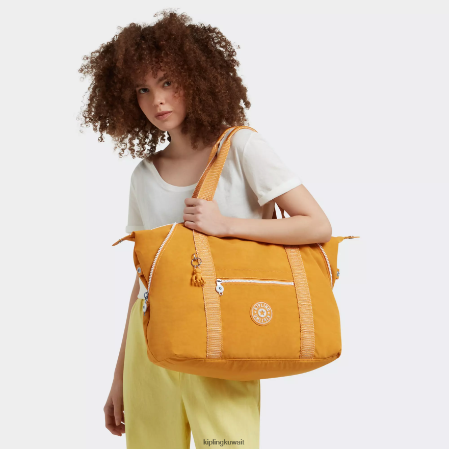 Kipling حقيبة عملية متوسطة الحجم نحيف أصفر سريع ZR2RH256 حمل الحقائب