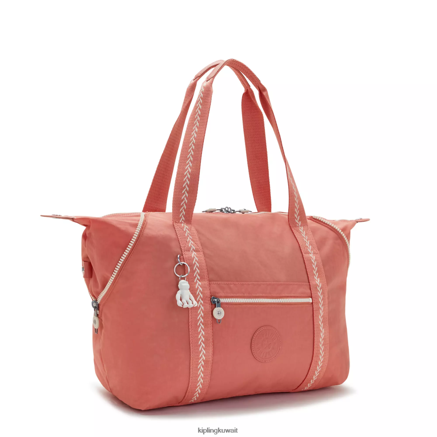 Kipling حقيبة عملية متوسطة الحجم نحيف خمر الوردي ZR2RH257 حمل الحقائب