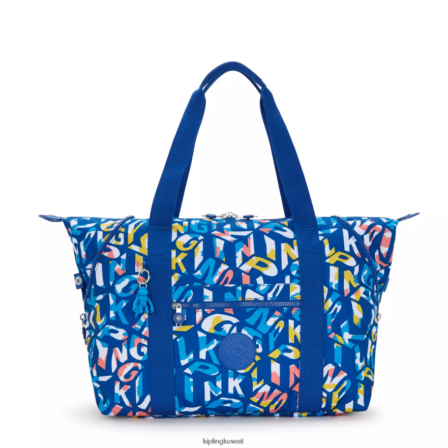 Kipling حقيبة عملية مطبوعة متوسطة الفن نحيف نيون ZR2RH259 حمل الحقائب