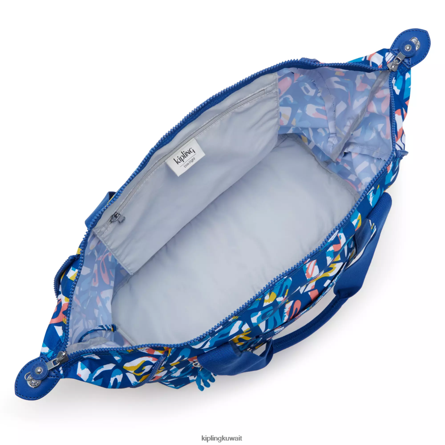 Kipling حقيبة عملية مطبوعة متوسطة الفن نحيف نيون ZR2RH259 حمل الحقائب