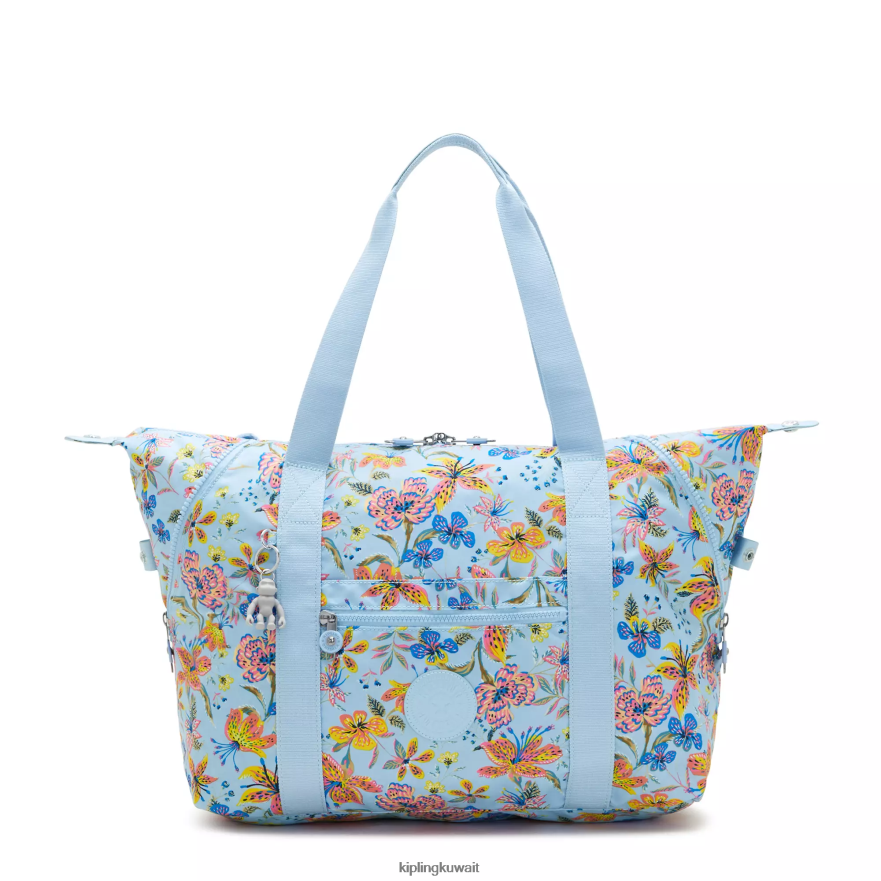 Kipling حقيبة عملية مطبوعة متوسطة الفن نحيف الزهور البرية ZR2RH262 حمل الحقائب