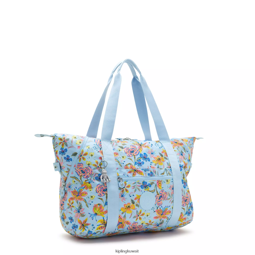 Kipling حقيبة عملية مطبوعة متوسطة الفن نحيف الزهور البرية ZR2RH262 حمل الحقائب