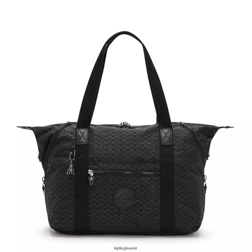 Kipling حقيبة عملية مطبوعة متوسطة الفن نحيف توقيع منقوش ZR2RH266 حمل الحقائب