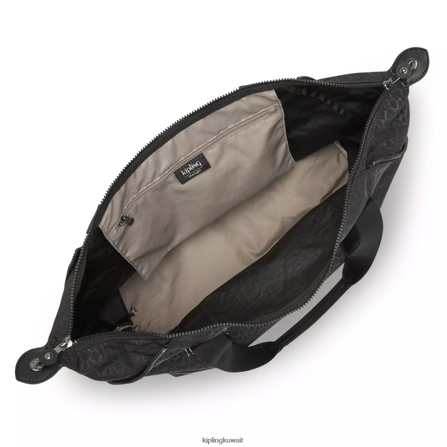 Kipling حقيبة عملية مطبوعة متوسطة الفن نحيف توقيع منقوش ZR2RH266 حمل الحقائب