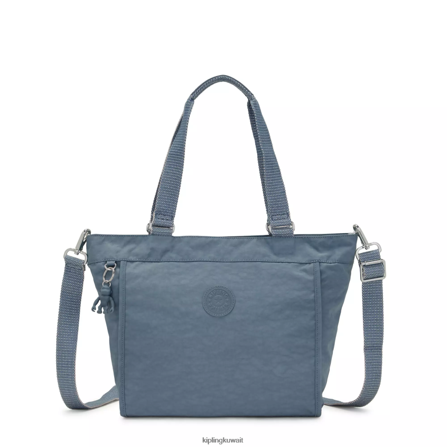 Kipling حقيبة تسوق صغيرة جديدة للمتسوق نحيف فرشاة زرقاء ZR2RH274 حمل الحقائب