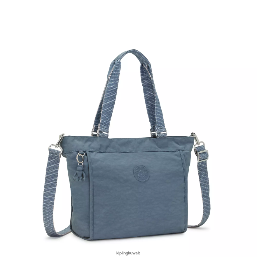 Kipling حقيبة تسوق صغيرة جديدة للمتسوق نحيف فرشاة زرقاء ZR2RH274 حمل الحقائب