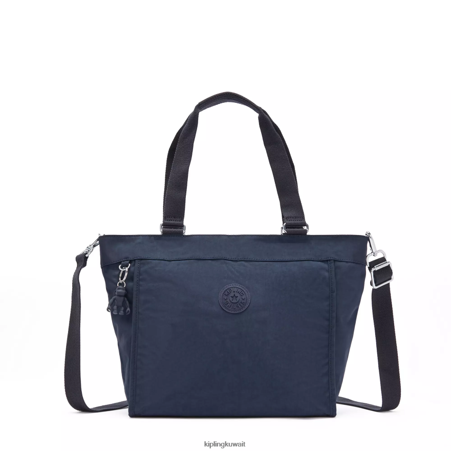 Kipling حقيبة تسوق صغيرة جديدة للمتسوق نحيف بلو بلو ZR2RH275 حمل الحقائب