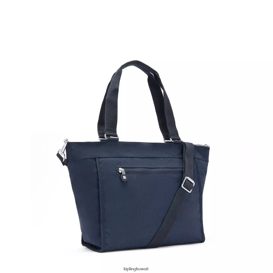 Kipling حقيبة تسوق صغيرة جديدة للمتسوق نحيف بلو بلو ZR2RH275 حمل الحقائب