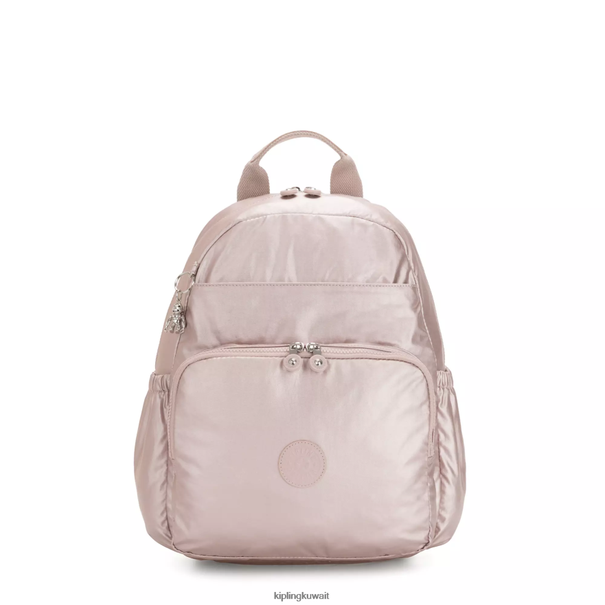 Kipling حقيبة ظهر للحفاضات مايسي نحيف وردة معدنية ZR2RH279 أكياس حفاظات