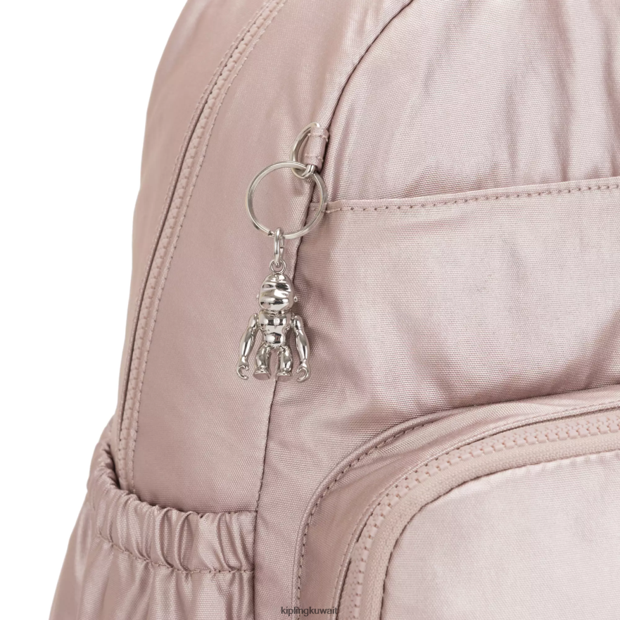 Kipling حقيبة ظهر للحفاضات مايسي نحيف وردة معدنية ZR2RH279 أكياس حفاظات