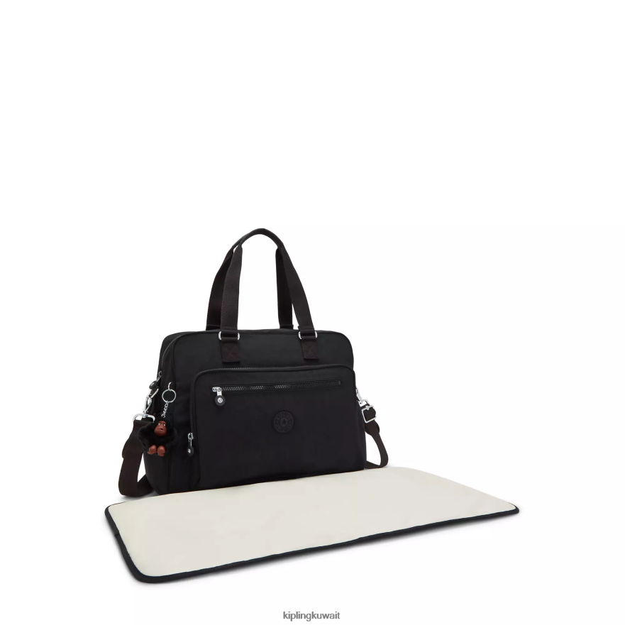 Kipling حقيبة حفاضات الانا نحيف نغمي أسود ZR2RH282 أكياس حفاظات
