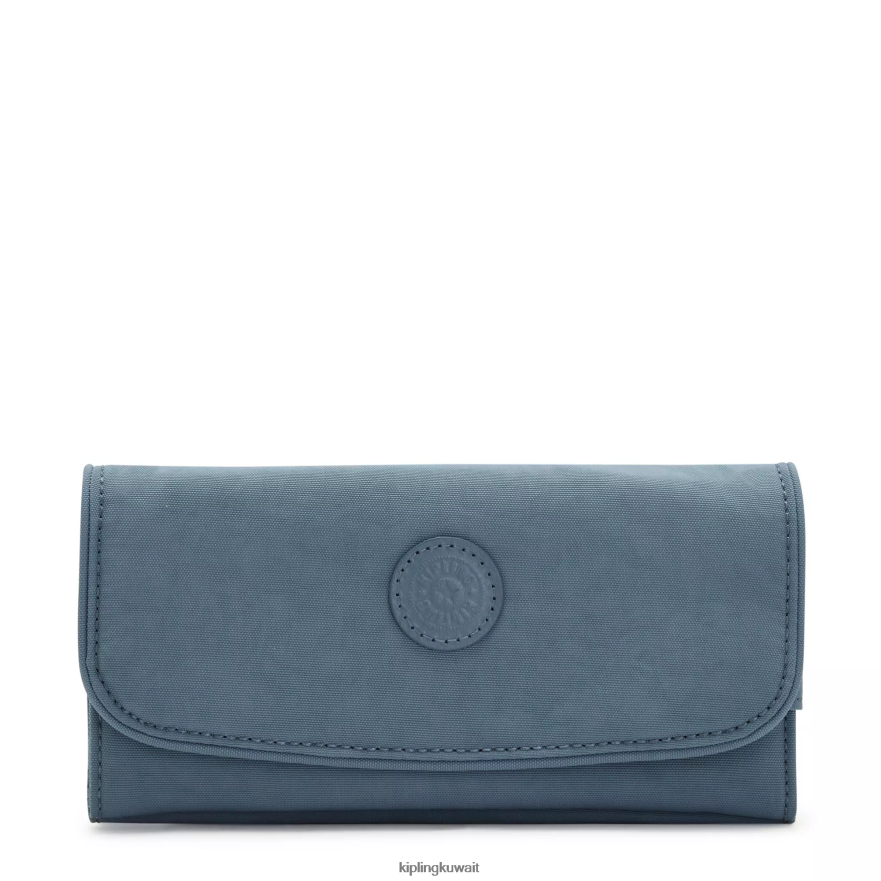 Kipling محفظة المال لاند المفاجئة نحيف فرشاة زرقاء ZR2RH286 محافظ ومعصم