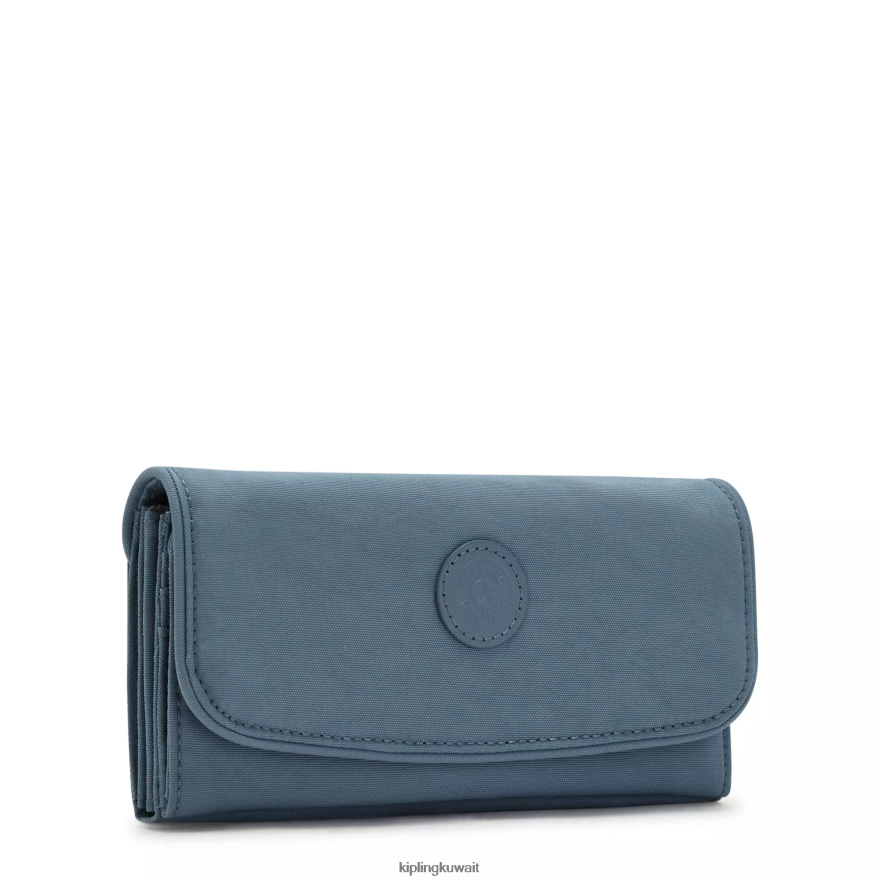 Kipling محفظة المال لاند المفاجئة نحيف فرشاة زرقاء ZR2RH286 محافظ ومعصم