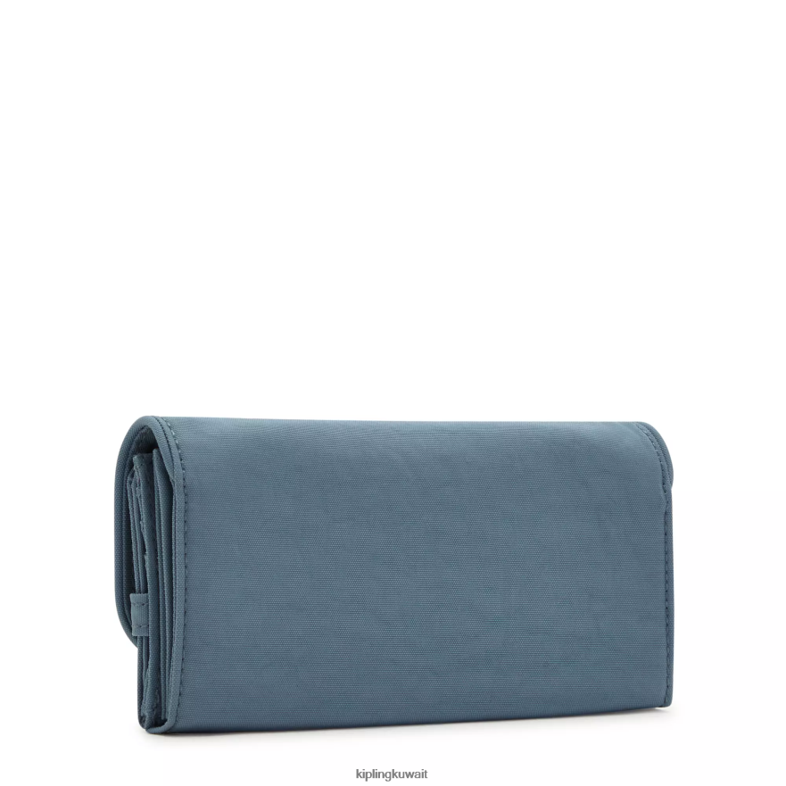 Kipling محفظة المال لاند المفاجئة نحيف فرشاة زرقاء ZR2RH286 محافظ ومعصم