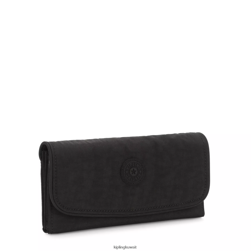 Kipling محفظة المال لاند المفاجئة نحيف نوير أسود ZR2RH287 محافظ ومعصم